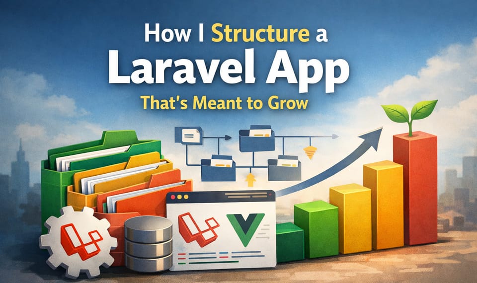 How I Structure a Laravel App That’s Meant to Grow