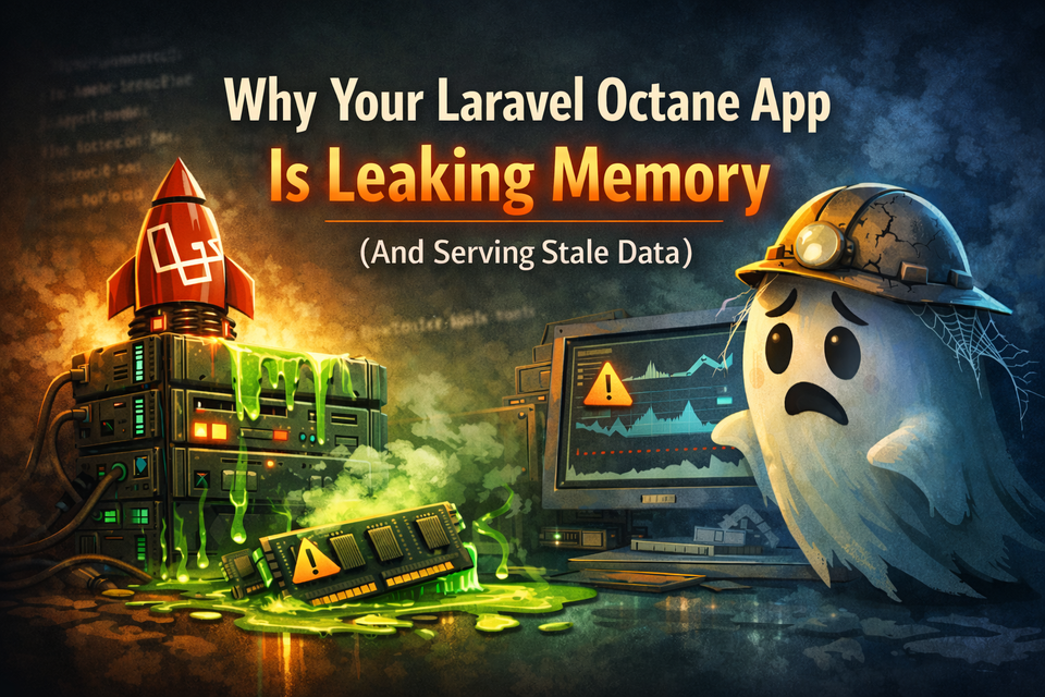 Why Your Laravel Octane App Is Leaking Memory (And Serving Stale Data)